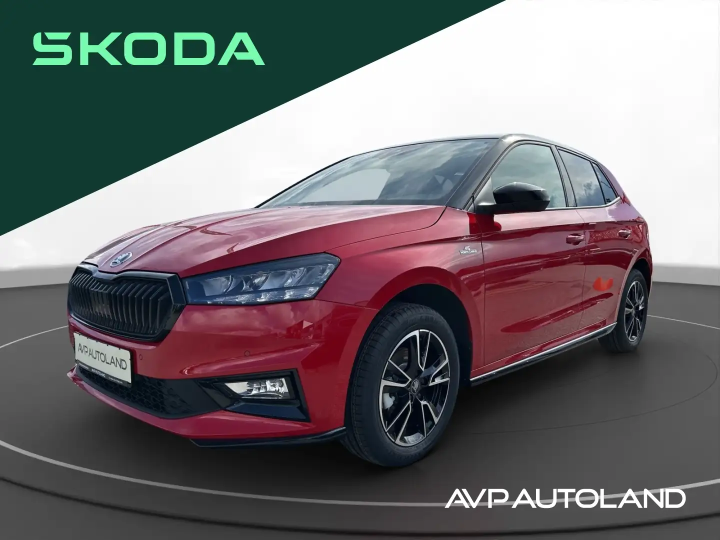 Skoda Fabia 1.0 TSI MONTE CARLO | NAVI | LED | SITZH. Rosso - 1