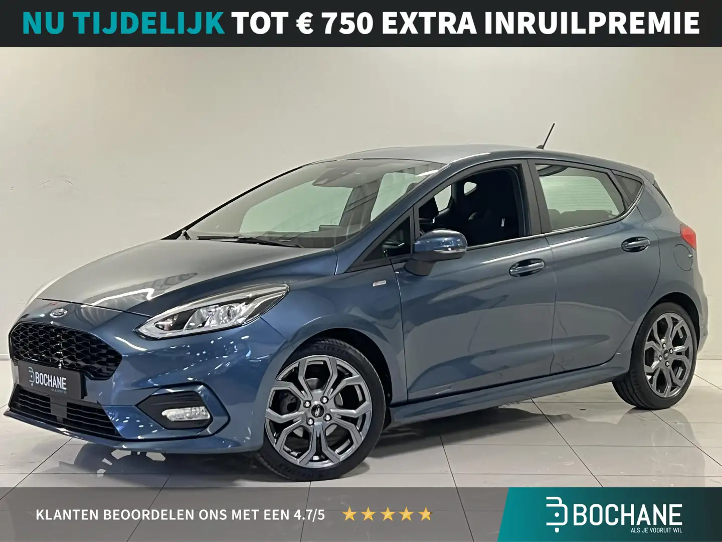 Ford Fiesta 1.0 EcoBoost 125 Hybrid ST-Line X | B&O Audio | Na Blauw - 1