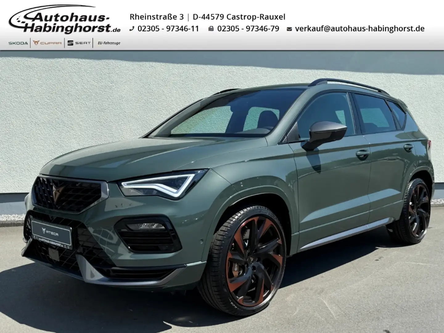 CUPRA Ateca 2.0 TSI DSG 4Drive Tribe Edition 360 AHK DCC Kessy Verde - 1