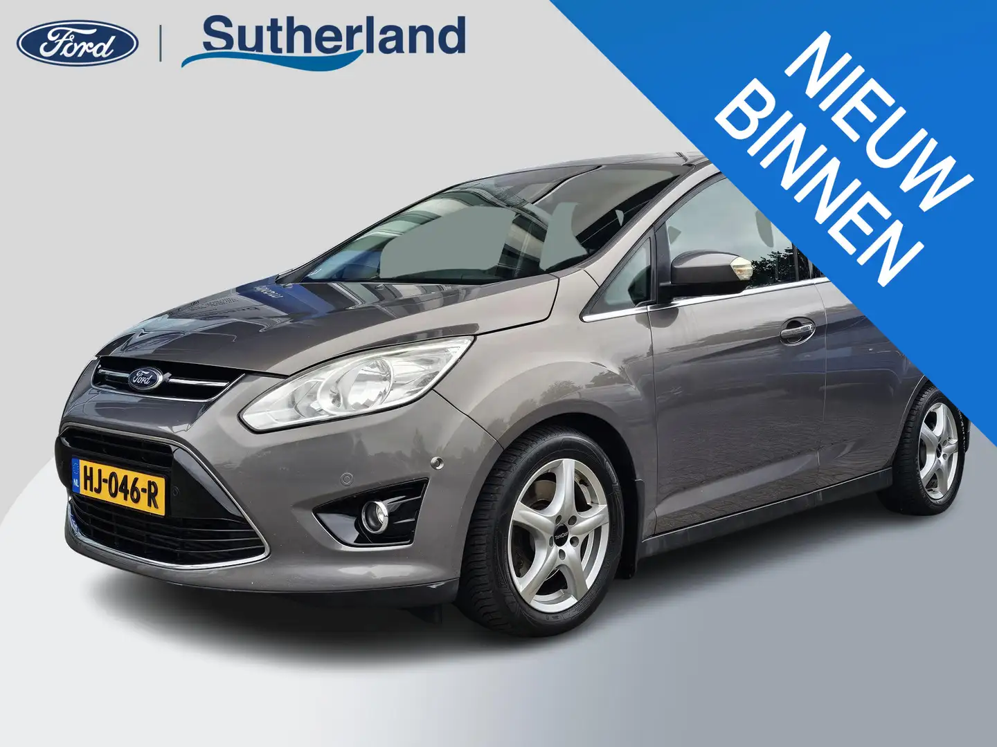 Ford C-Max 1.6 EcoBoost Lease Trend 150 pk | Trekhaak | Airco Grijs - 1