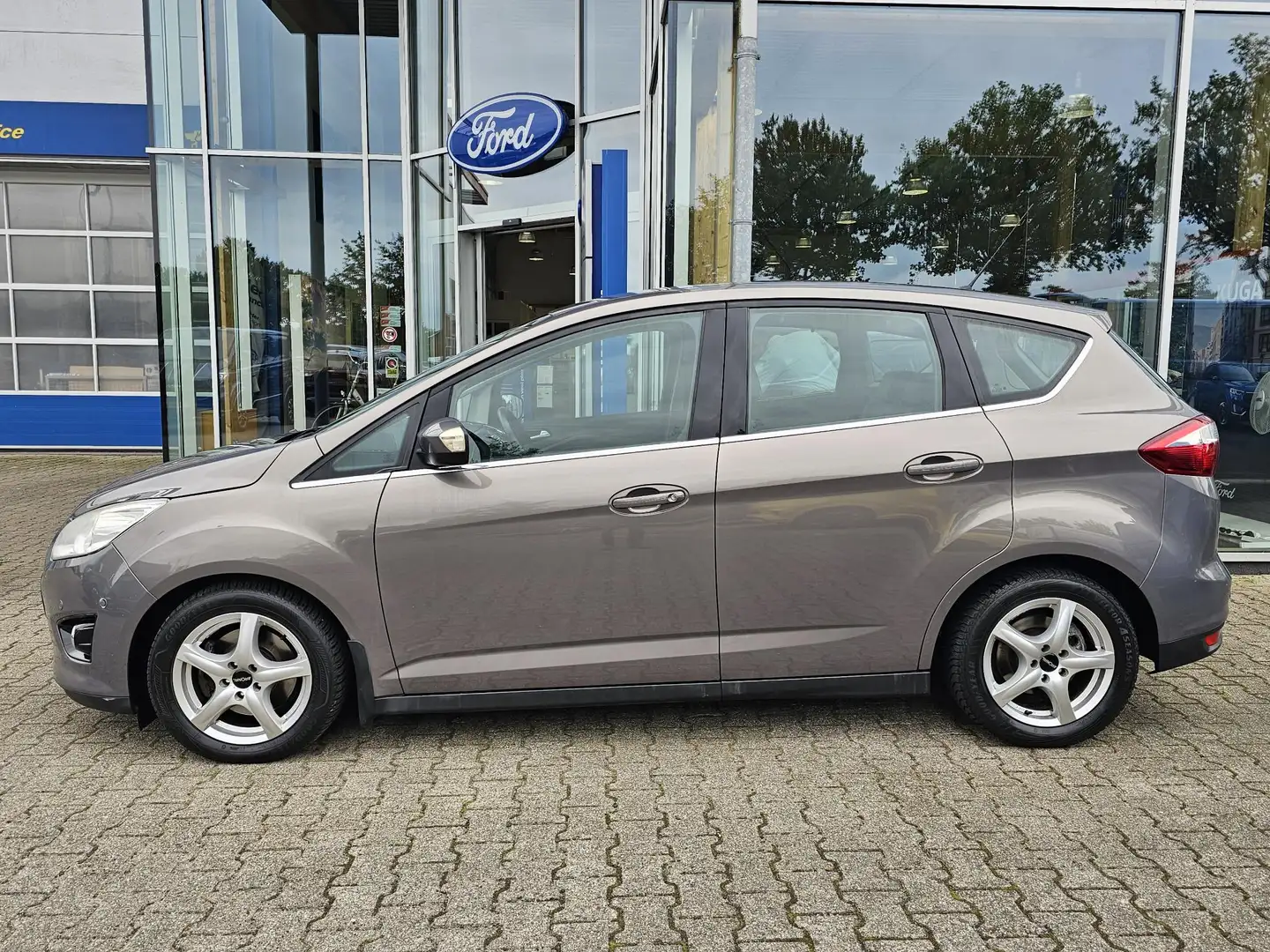 Ford C-Max 1.6 EcoBoost Lease Trend 150 pk | Trekhaak | Airco Grijs - 2