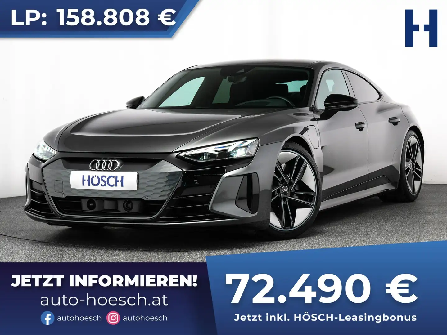Audi e-tron GT RS quattro MATRIX LUFT PANO B&O -54% Grau - 1