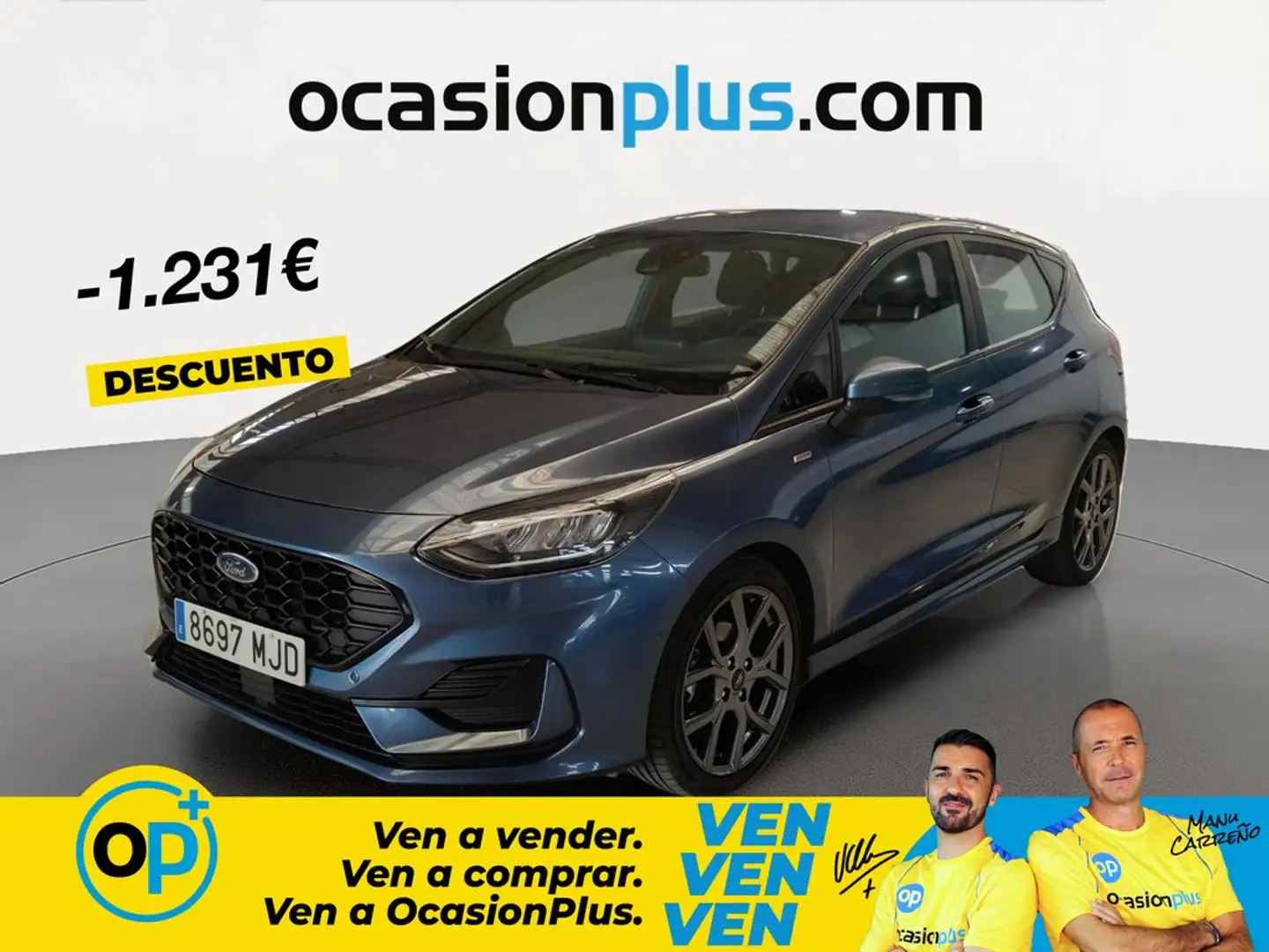 Ford Fiesta 1.0 EcoBoost MHEV ST Line 125 Azul - 1