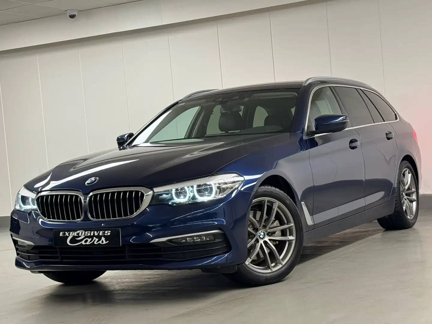 BMW 520 IA TOURING 184 CV !! 59000 KM !! GPS CUIR REG JA Bleu - 1
