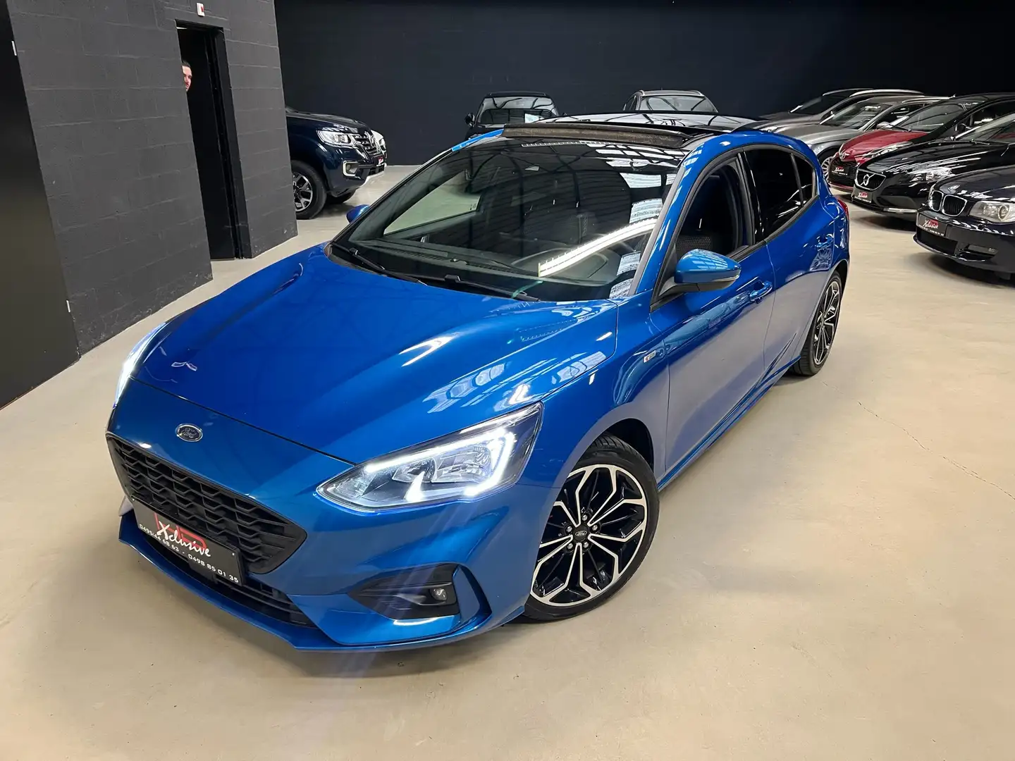 Ford Focus 1.5  ST-Line X *PANO*GPS*1erPROP*GARANTIE 2 ANS* Blauw - 1