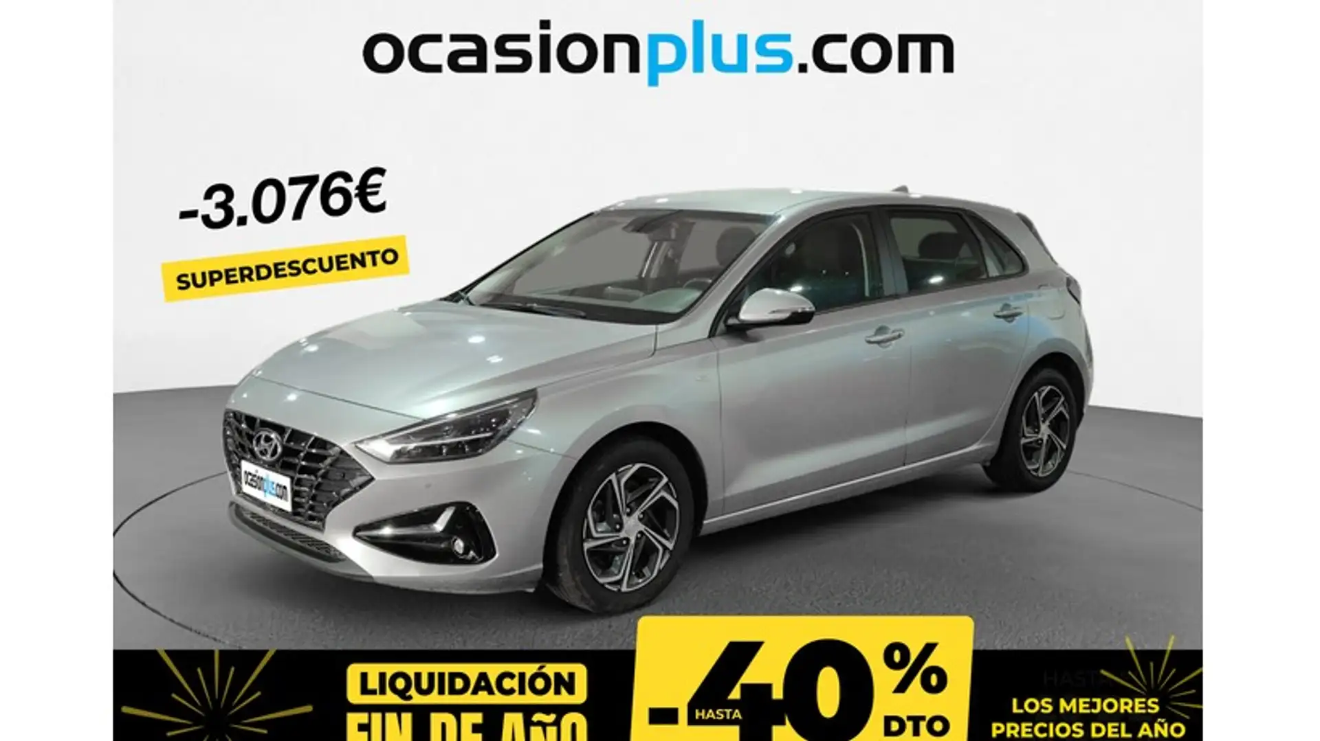 Hyundai i30 1.0 TGDI Tecno 48V 120 Argent - 1