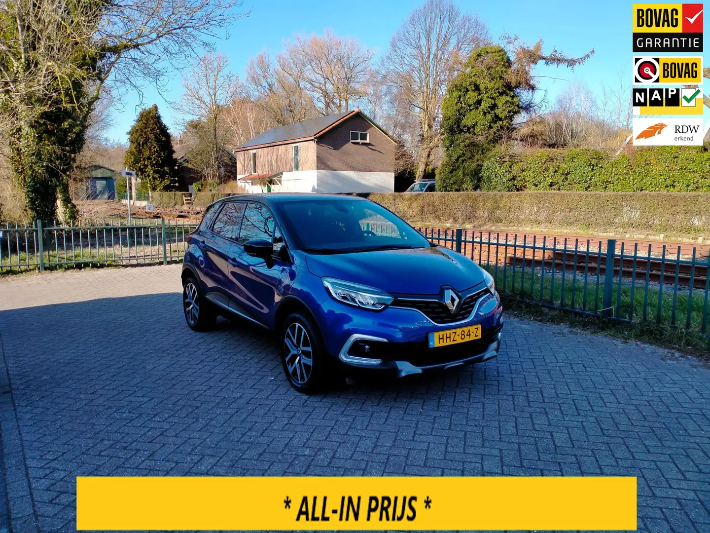 Renault Captur 1.3 TCe 150 pk Version S lage km luxe uitv. ALLINP Blu/Azzurro - 1