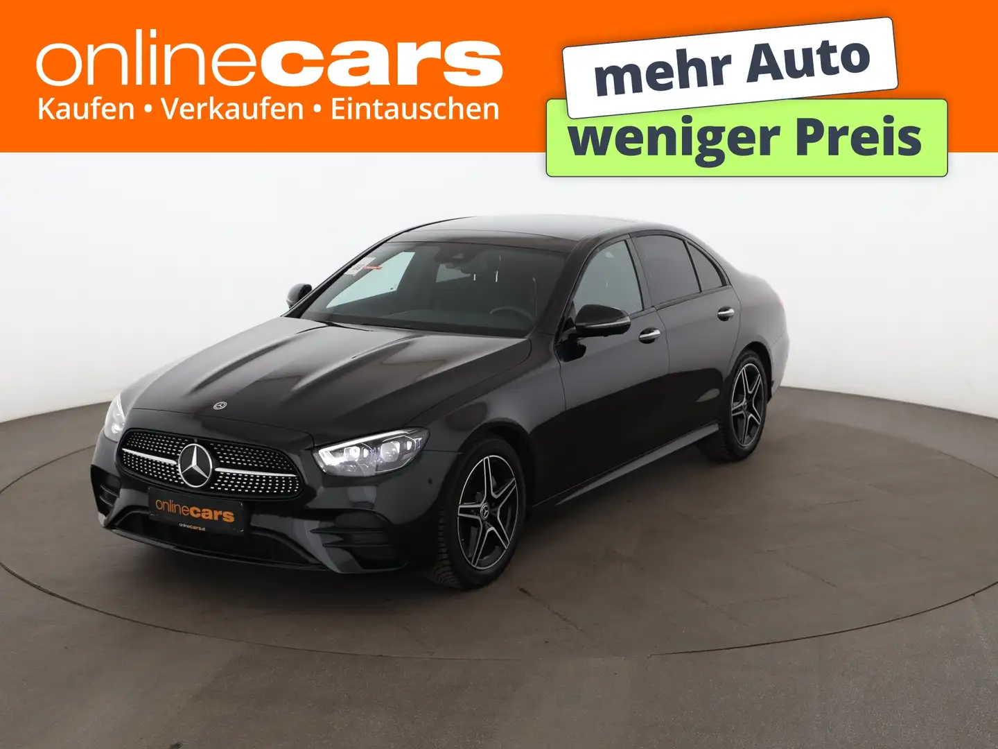 Mercedes-Benz E 200 AMG-Line Aut LED SKY AHK BURMESTER MEMORY Schwarz - 1