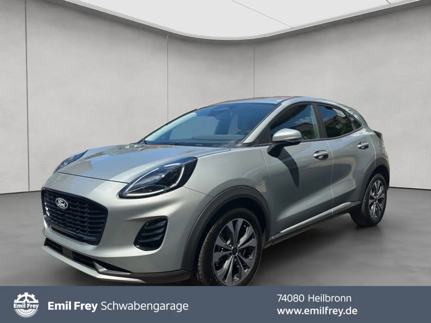 Ford Puma 1.0 EcoBoost Hybrid TITANIUM 92 kW, 5-türig Argent - 1