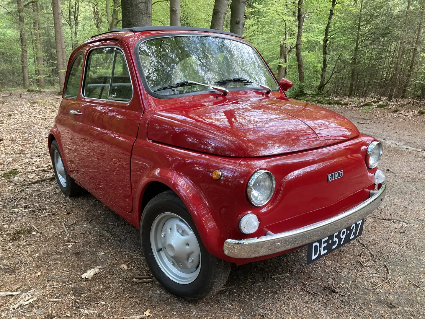 Fiat 500 R Rood - 1