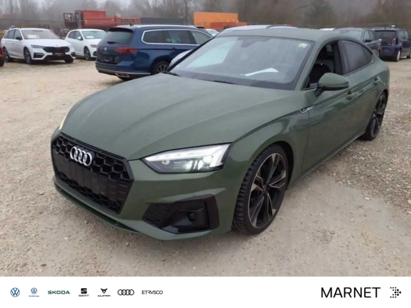 Audi A5 S line 40 TFSI*Optikpaket*Matrix*Na Grün - 1