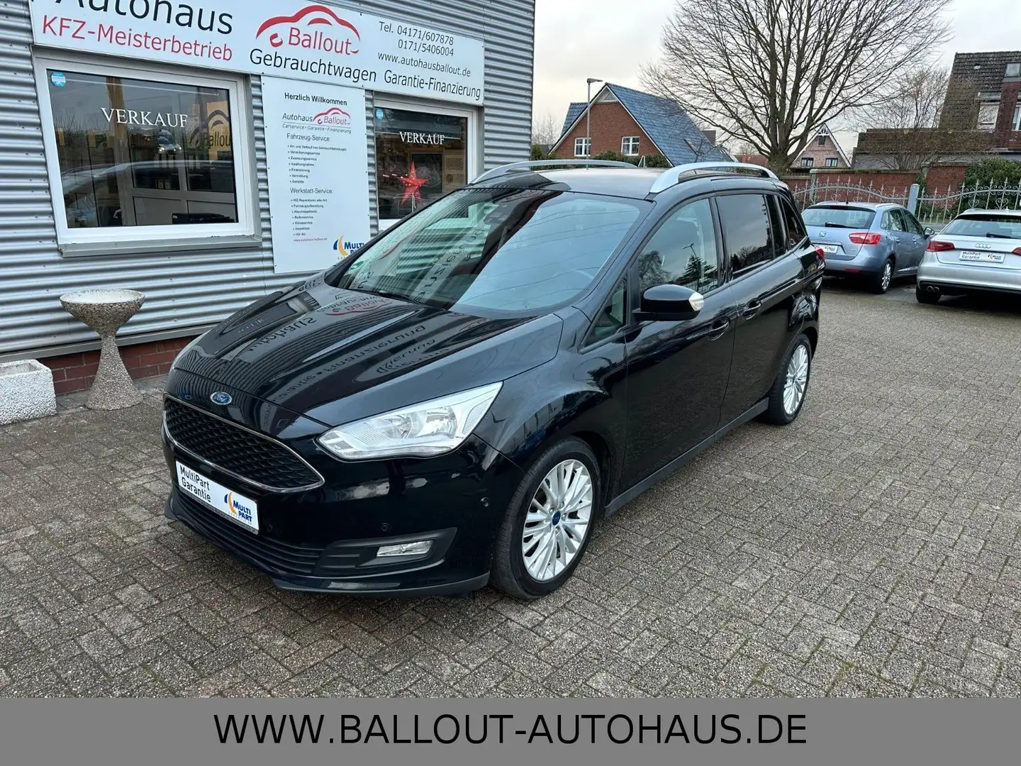 Ford Grand C-Max *2.HAND*KLIMA*AHK*SNY*7SITZER*KAMERA* Schwarz - 2