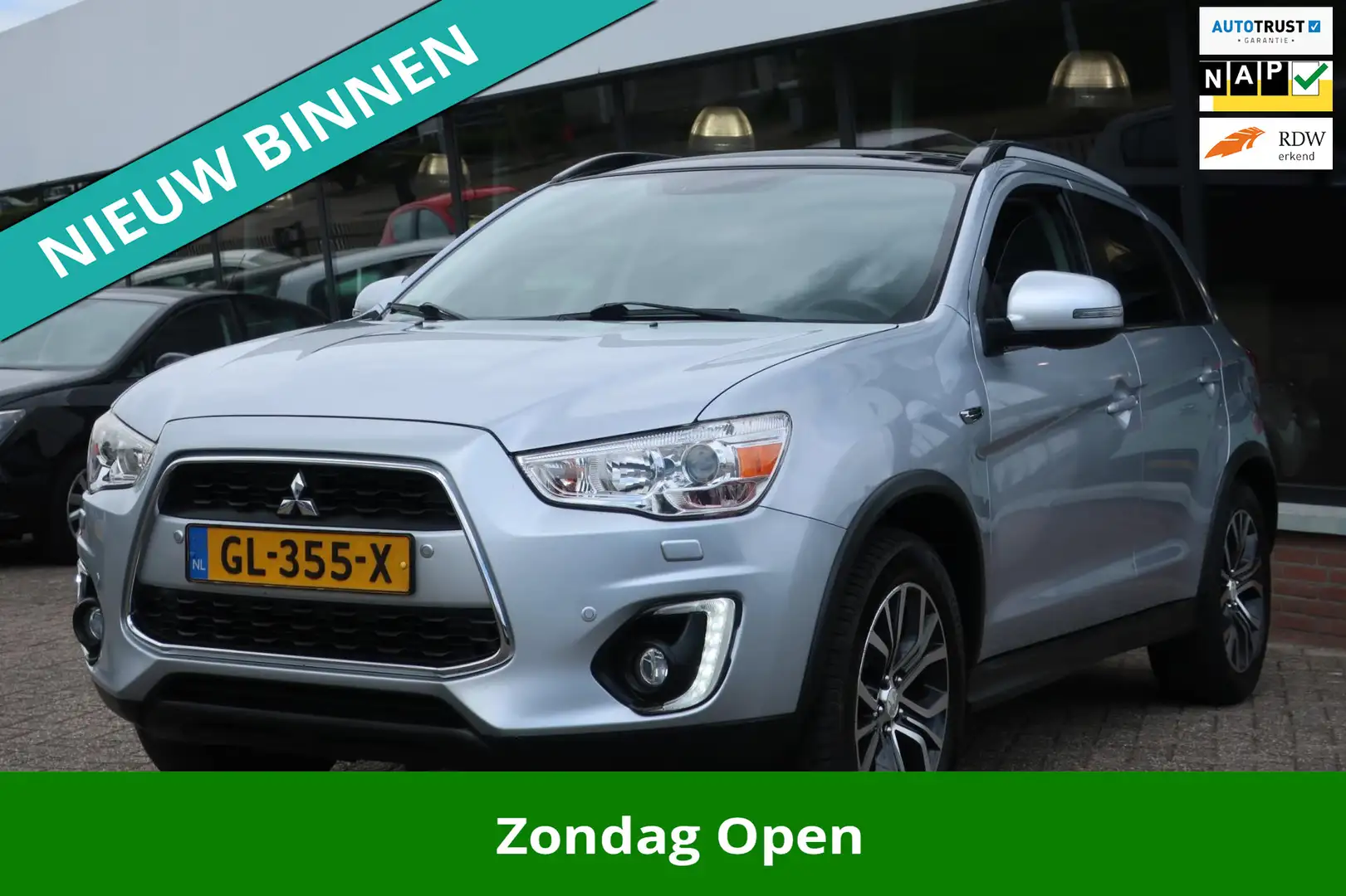 Mitsubishi ASX 1.6 Cleartec Instyle 1e EIG_LED_PANO_CAM_KEYLESS_1 Grijs - 1