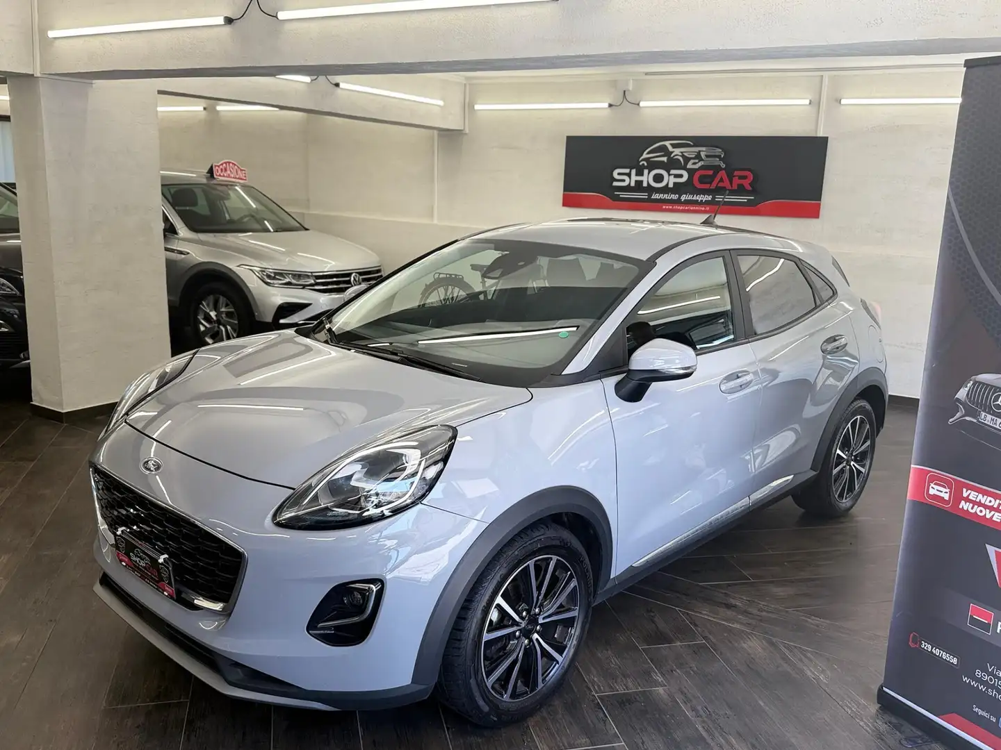 Ford Puma 1.0 EcoBoost 125 CV S&S aut. Titanium Grijs - 1