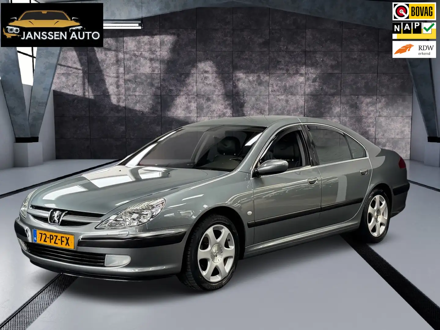 Peugeot 607 2.2-16V Executive | NL Auto | NAP | Leder | Memory Grau - 1