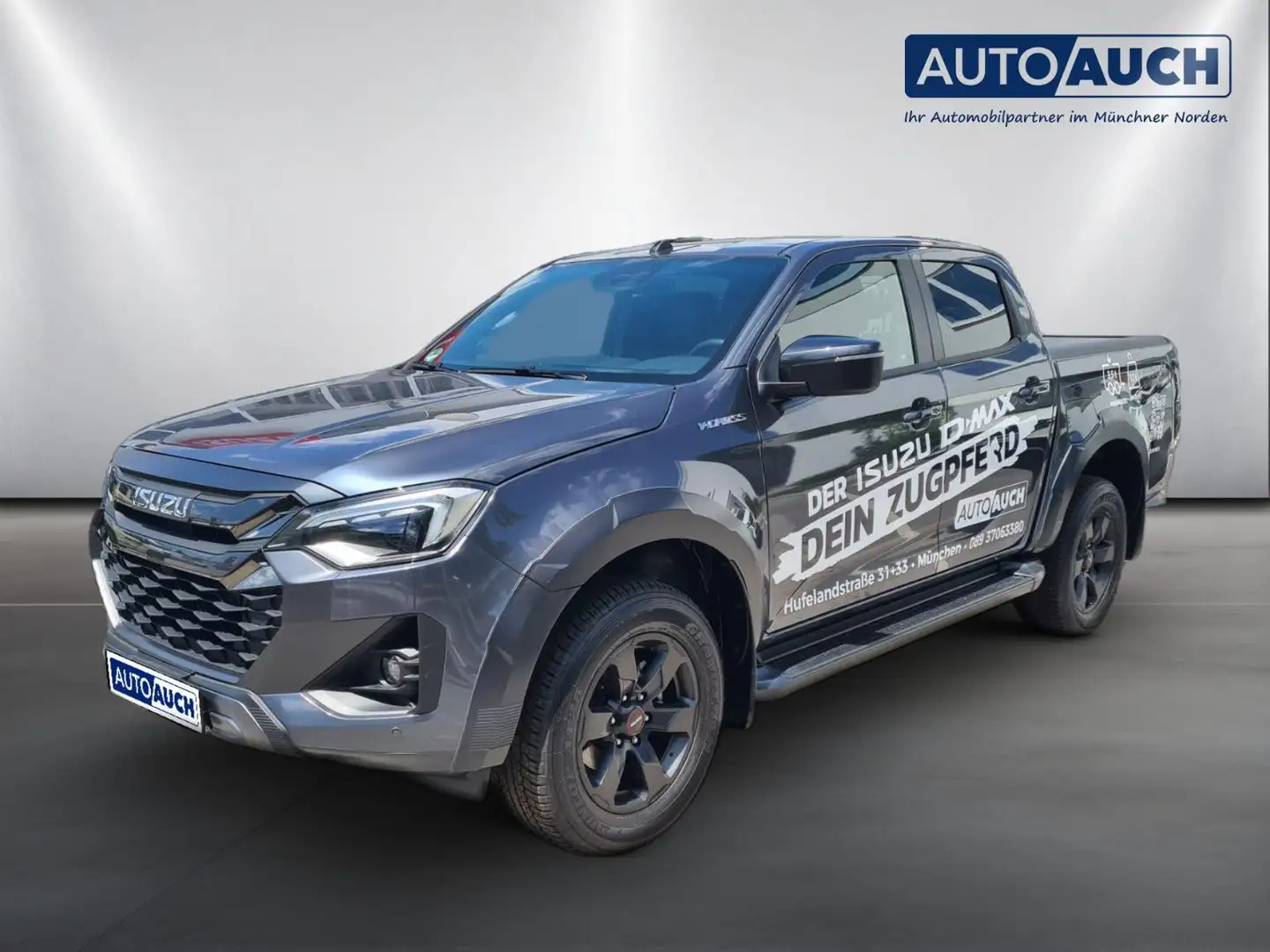 Isuzu D-Max DOUBLE CAB V-CROSS 4x4 A/T ROLLCOVER AHK Grau - 1