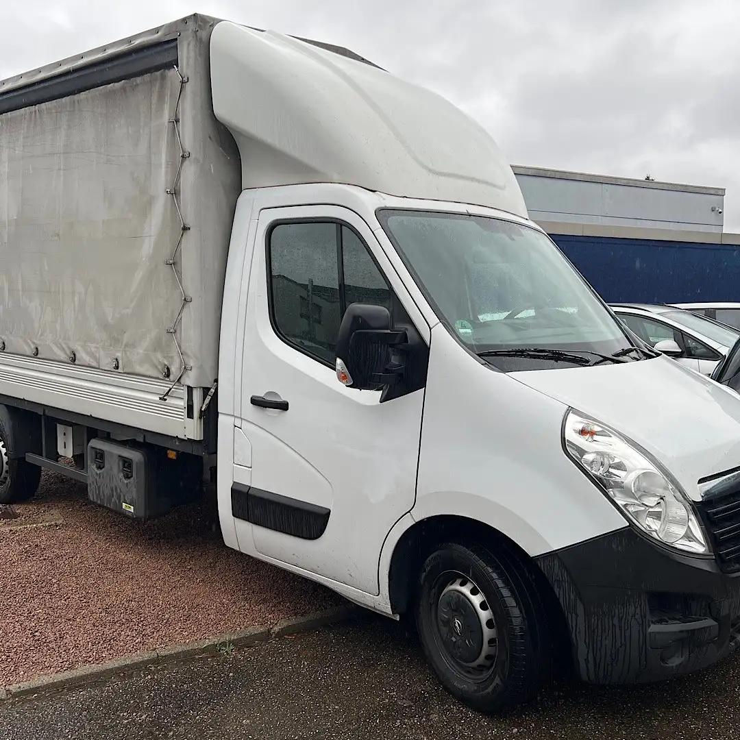 Opel Movano LKW-Plane-Pritsche Tüv 11.26-Klima Weiß - 1