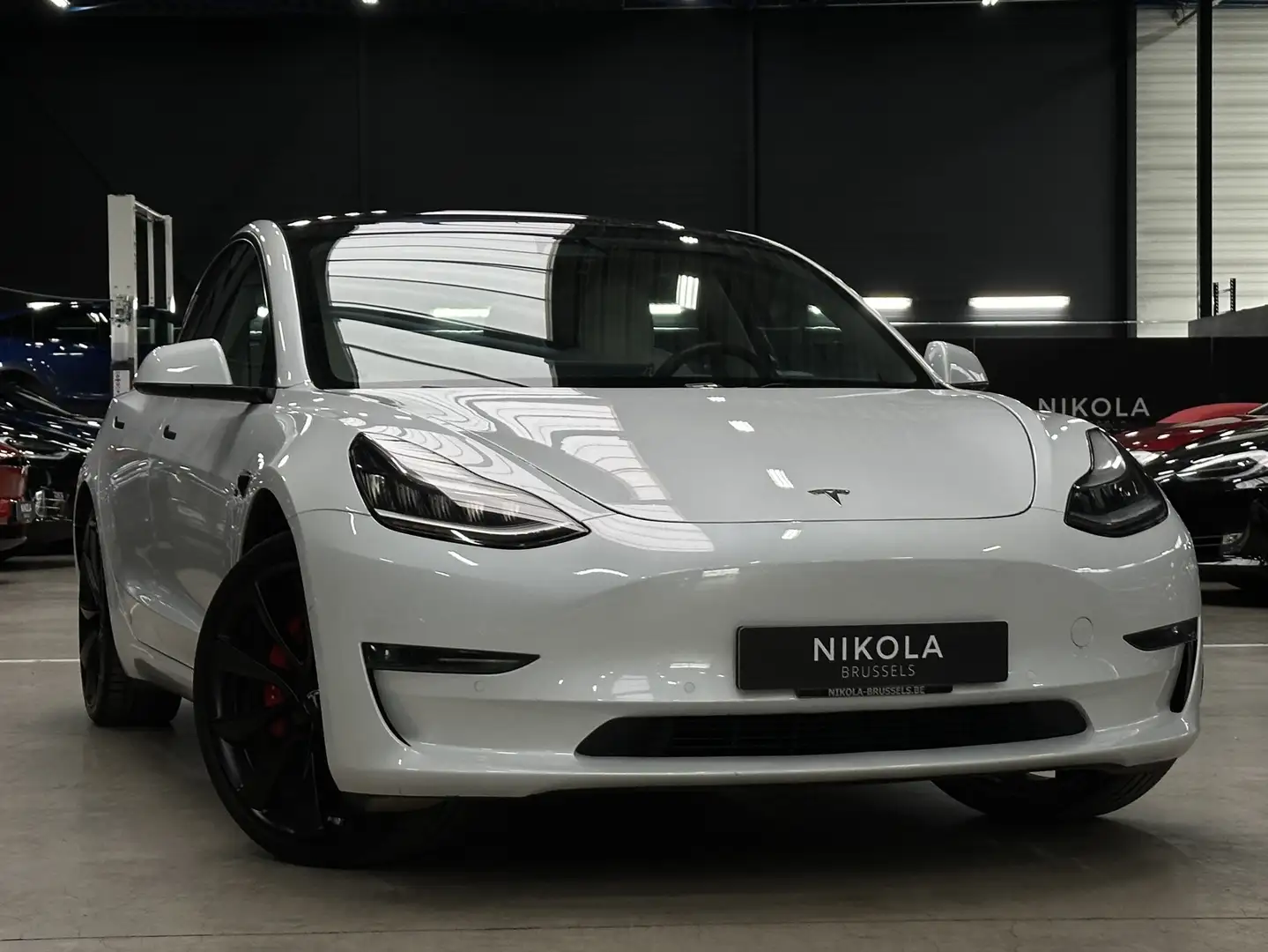 Tesla Model 3 PERFORMANCE  - WHITE INTERIOR - 20" WHEELS Blanc - 1