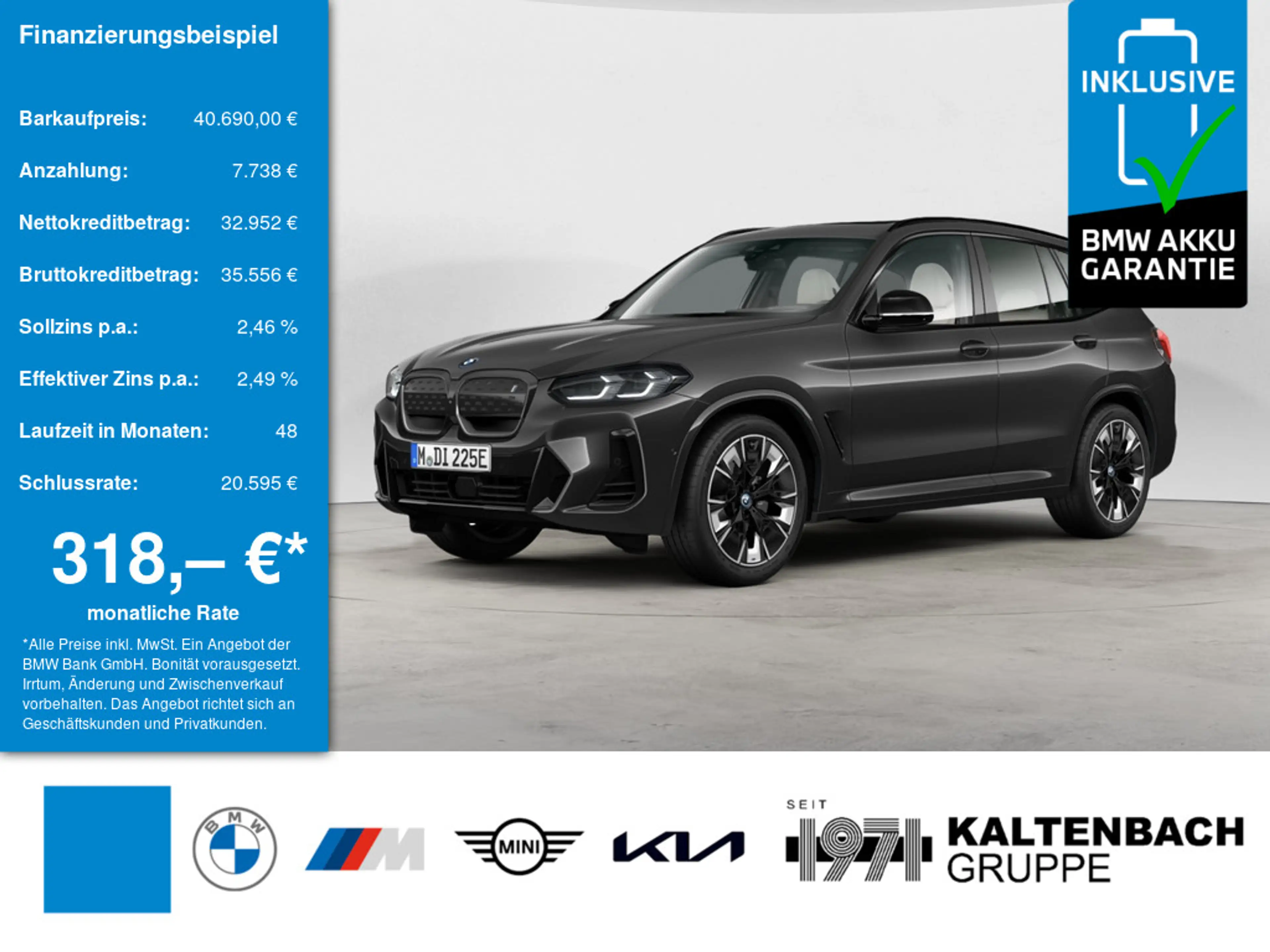 BMW iX3 Impressive PANO HUD 360° LED ACC W-LAN