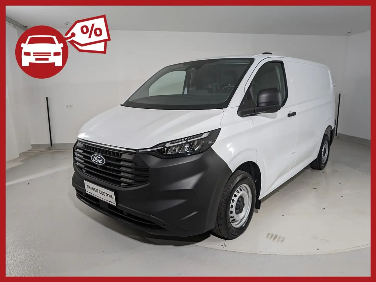 Ford Transit Custom Kasten 2,0 EcoBlue L1H1 280 Basis| FORD STAHL W... Weiß - 1