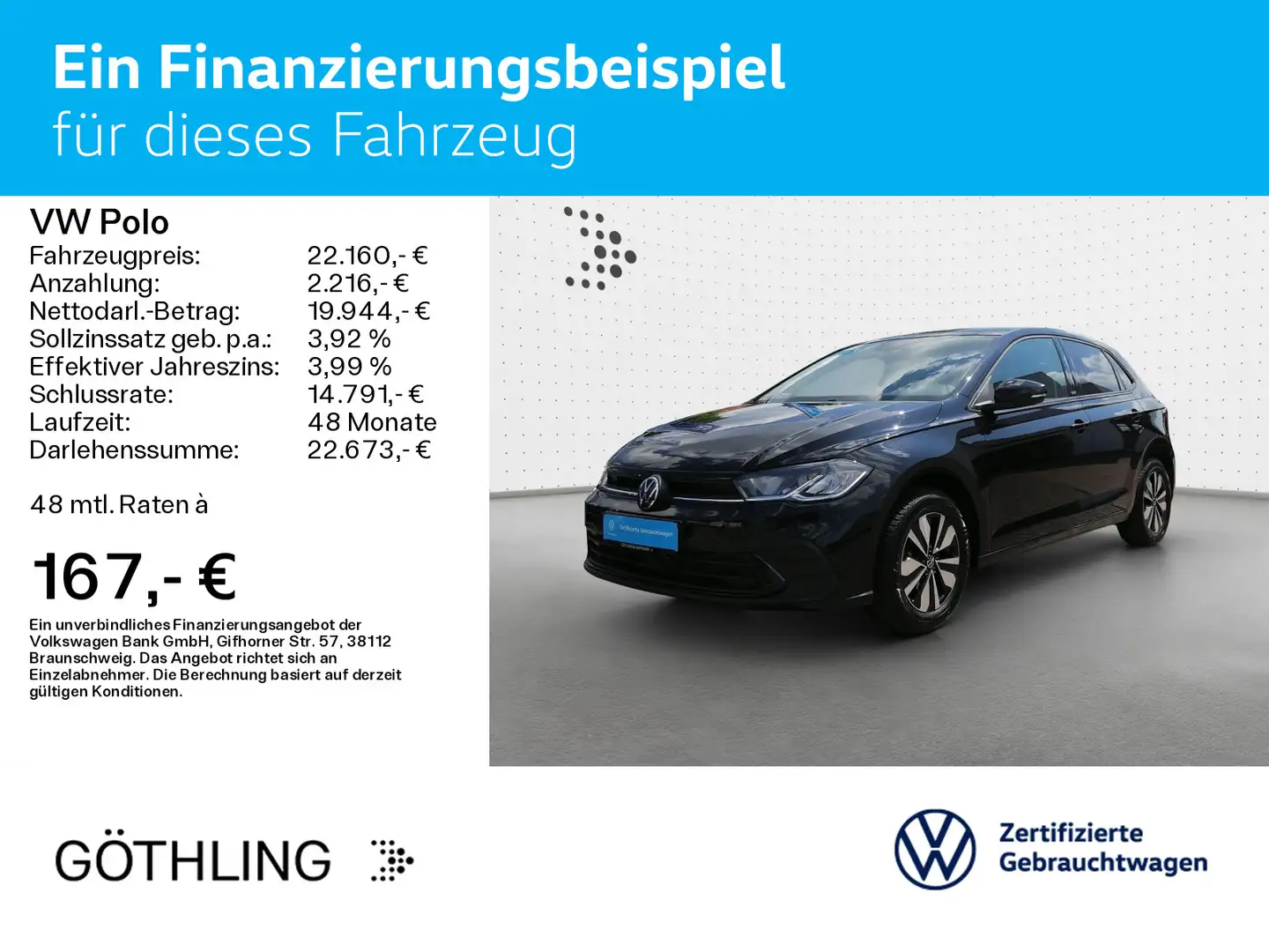 Volkswagen Polo MOVE TSI 70kW*AHK*KAMERA*LED*NAVI*KLIMA*SHZ Schwarz - 2