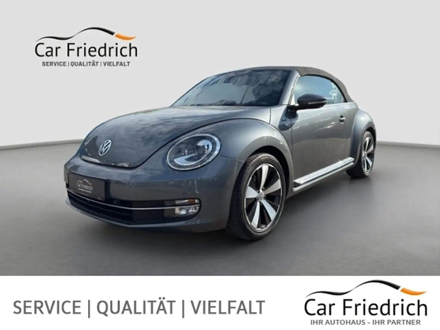 Volkswagen Beetle Cabriolet 1.4 TSI DSG Allstar Plus 1.Hd. Gris - 1