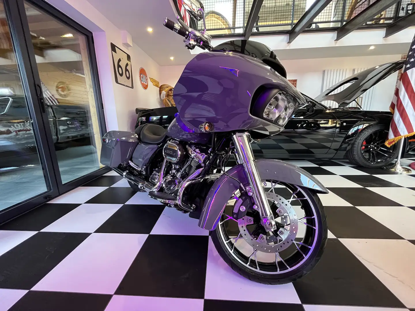 Harley-Davidson FLHXS Koffer repaint Chrom Grau - 1
