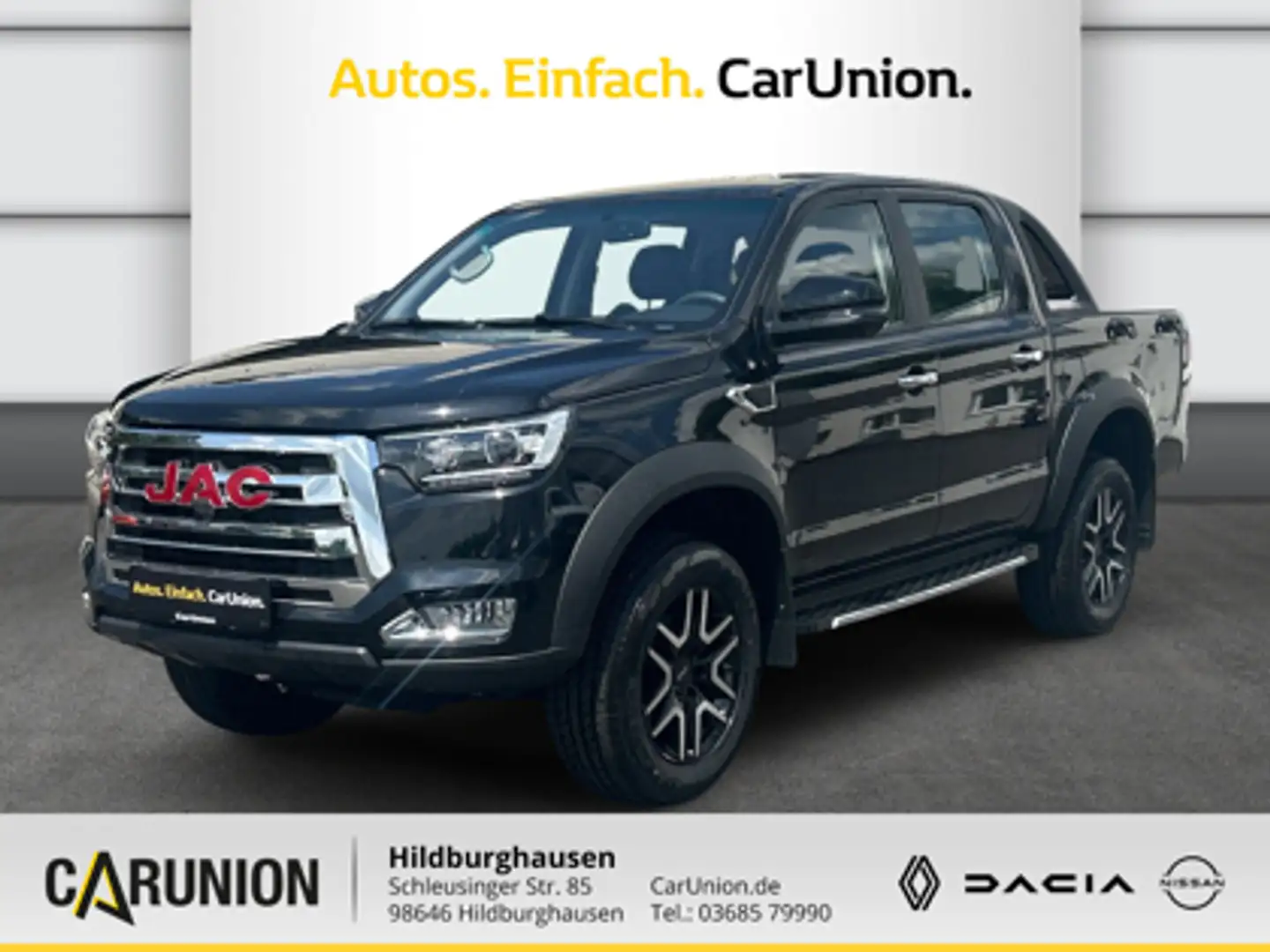 JAC Sonstige 8 Pro Pick Up Pro 4x4, 2,4L Turbo DoKa LKW-Zulassung Schwarz - 1