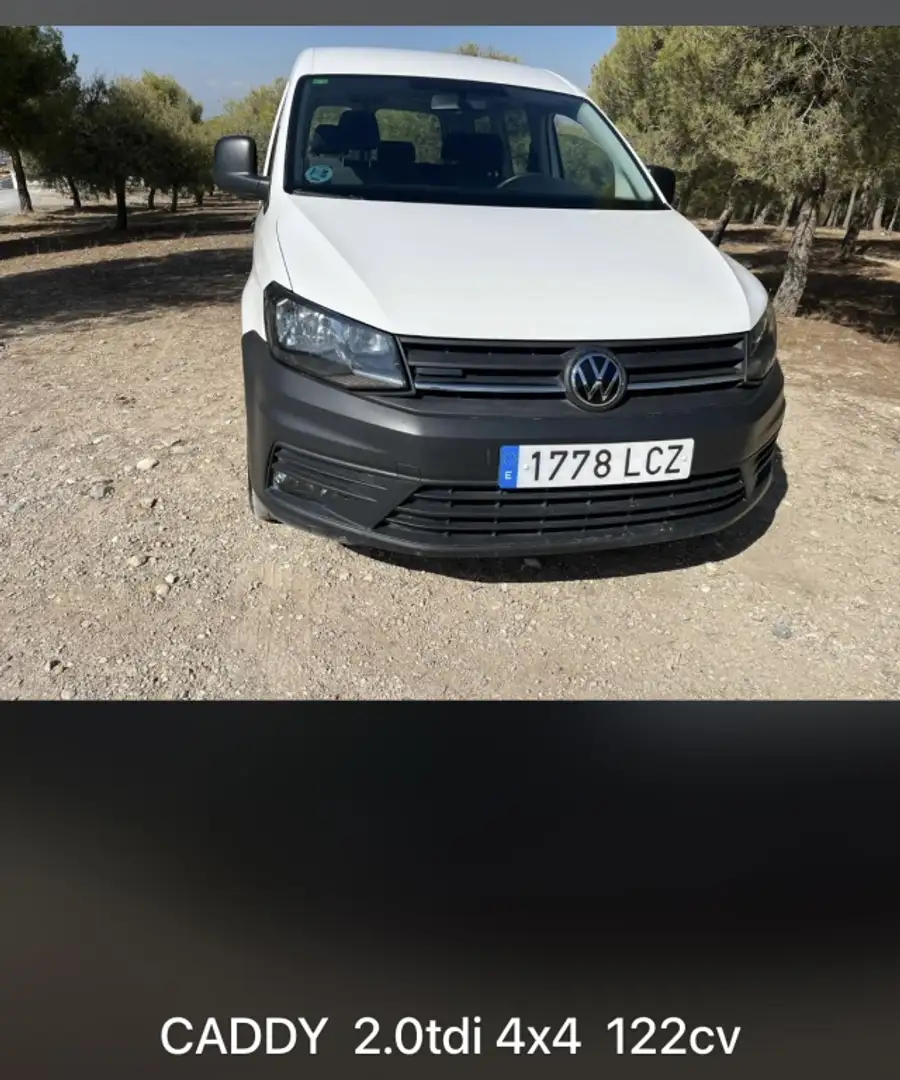 Volkswagen Caddy 2.0TDI Kombi 4M 90kW Blanc - 1
