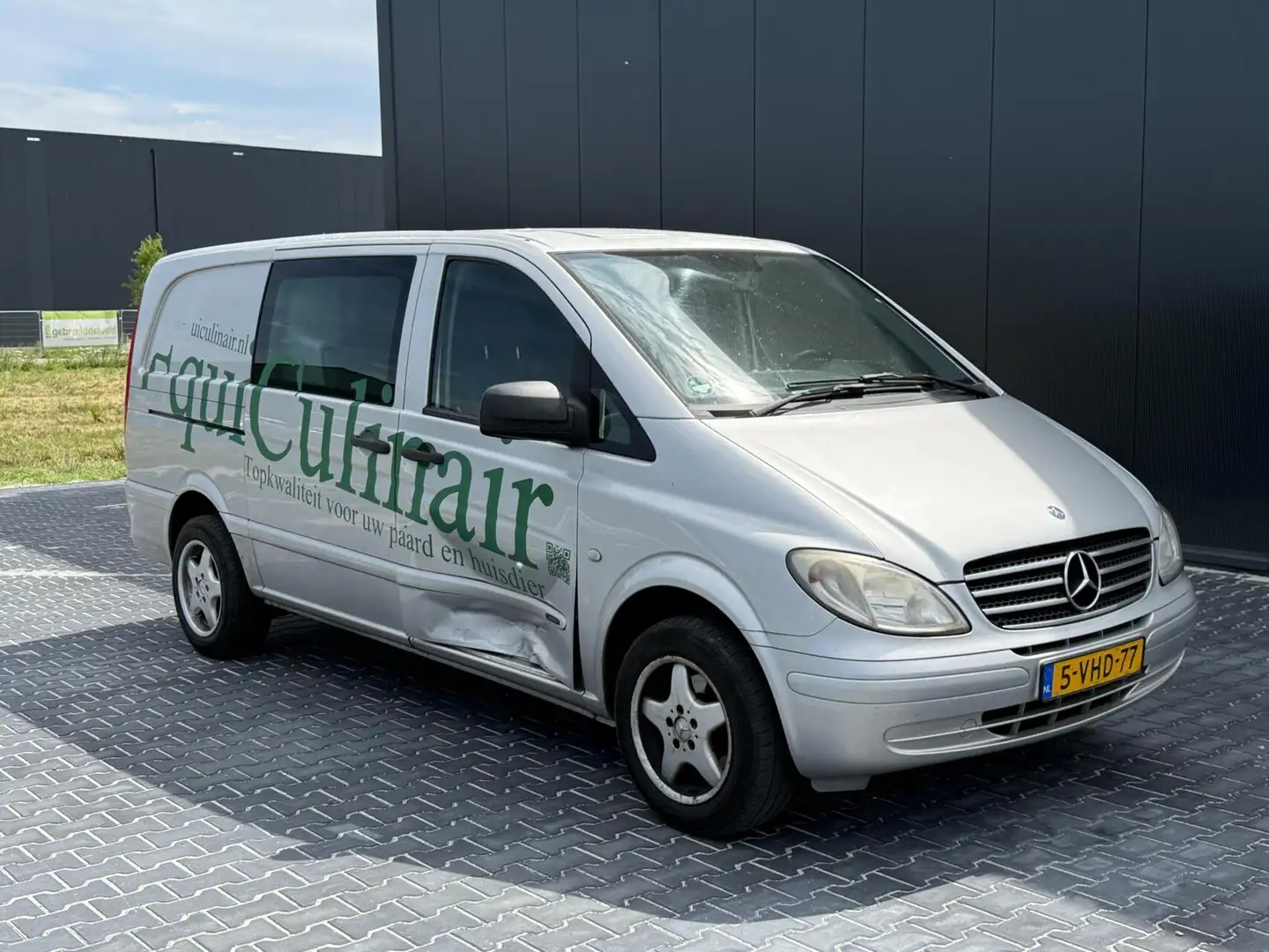 Mercedes-Benz Vito Bestel 111 CDI 343 Dubbel Cabine - Airco - Rijdt G Geel - 2