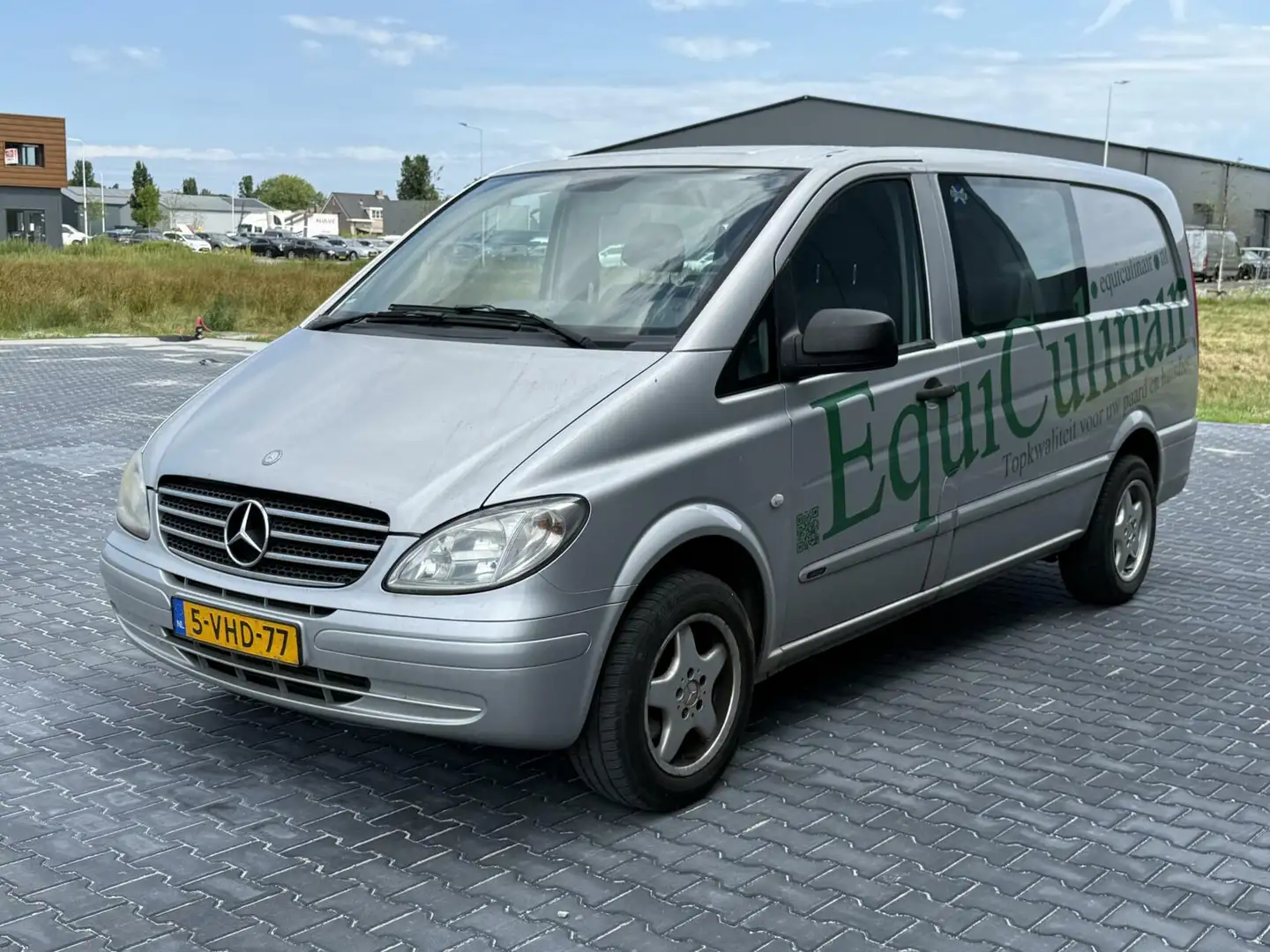 Mercedes-Benz Vito Bestel 111 CDI 343 Dubbel Cabine - Airco - Rijdt G Geel - 1