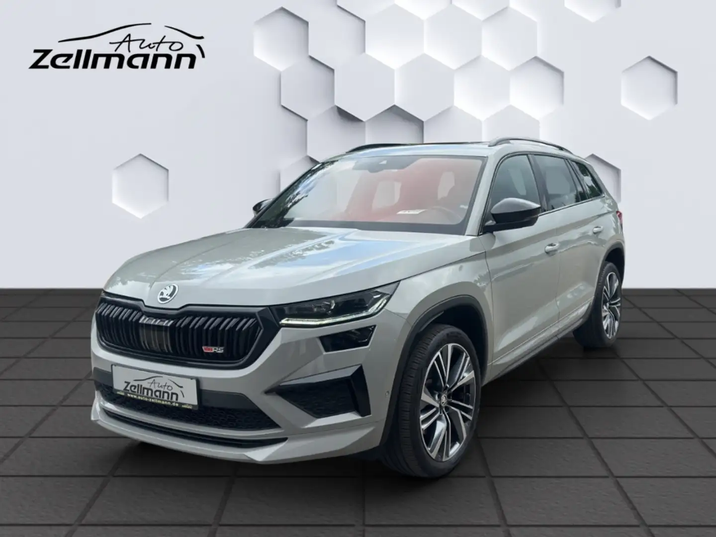 Skoda Kodiaq RS 2.0TSi 180kW DSG LED PanoDach Parkassist 360 Ka Grau - 1