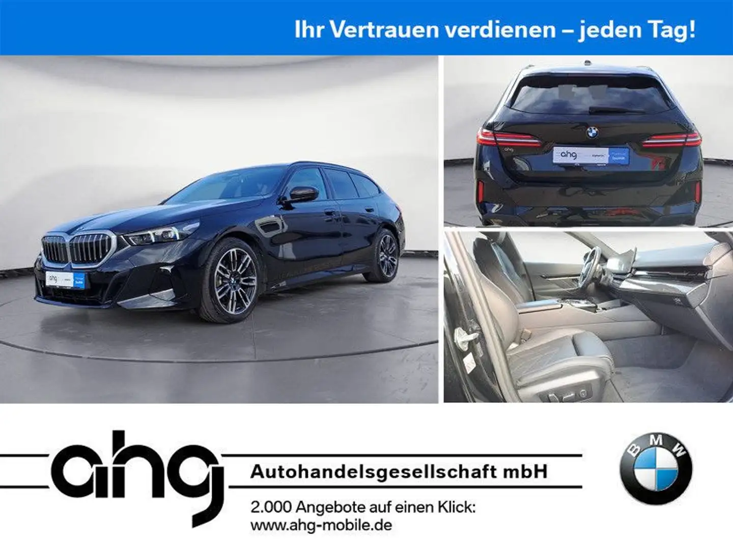 BMW 520 d xDrive Touring M Sportpaket AHK Schwarz - 1