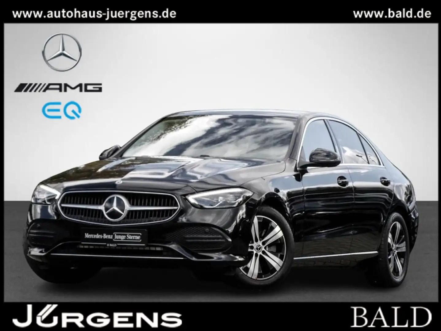 Mercedes-Benz C 200 Avantgarde/AHK/Totw/Kamera/LED/Shz/17" Schwarz - 1