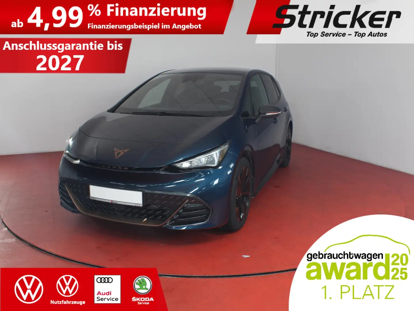 CUPRA Born 170/77 307,-ohne Anzahlung Navi Kamera Bleu - 1