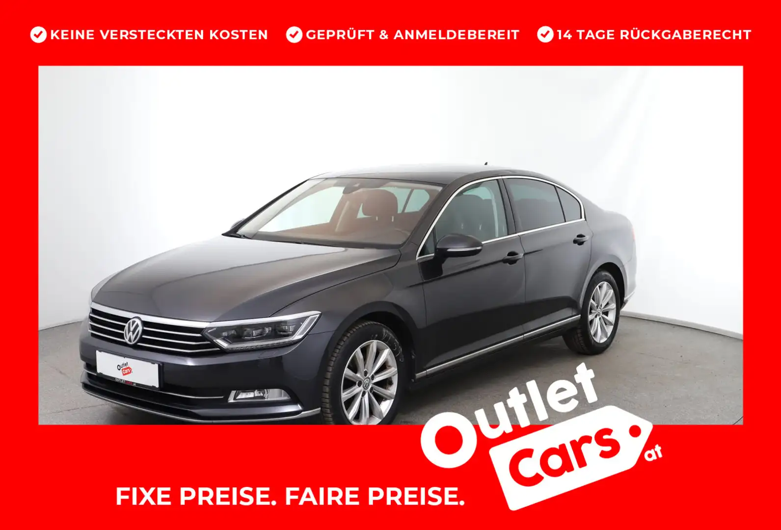 Volkswagen Passat Highline TDI SCR DSG Gris - 1