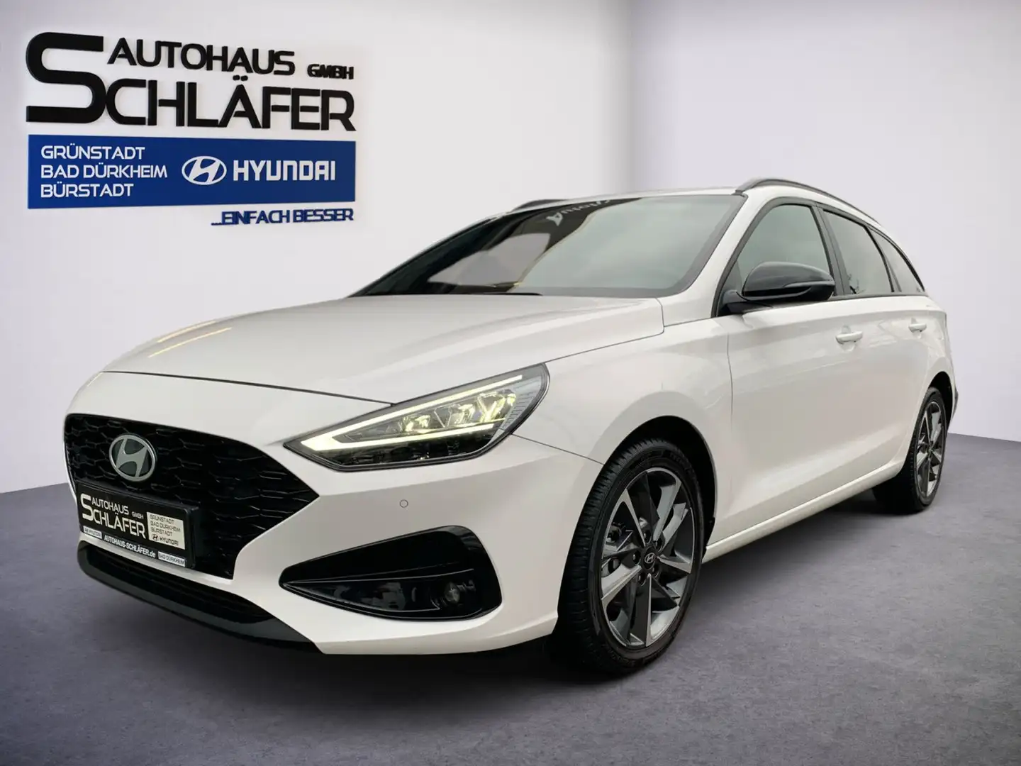 Hyundai i30 Kombi 1.0 T-GDI 7-DCT Advantage LED Navi Weiß - 1