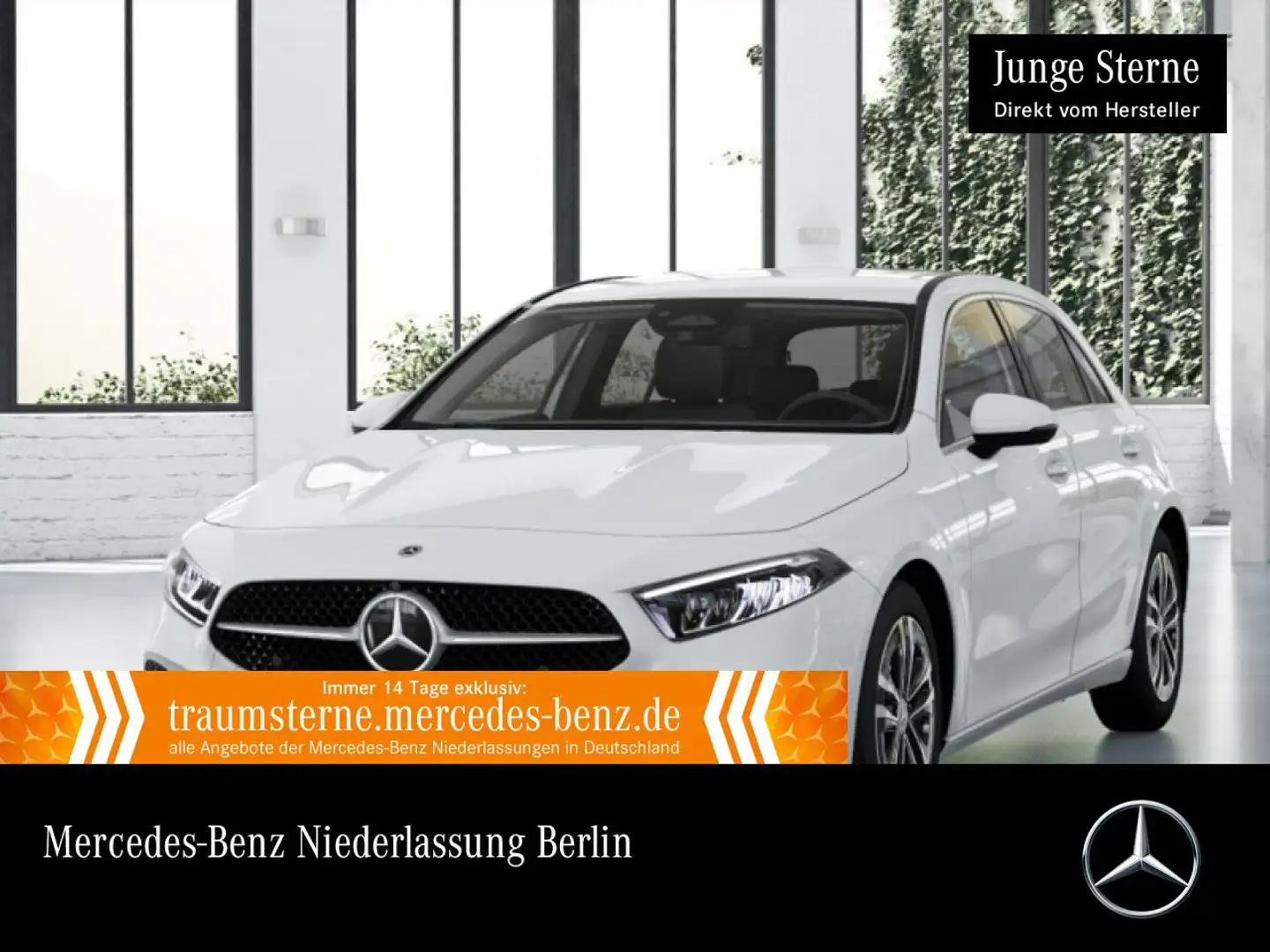 Mercedes-Benz A 200 PROGRESSIVE+360°+LED+TOTW+KEYLESS+7G Weiß - 1