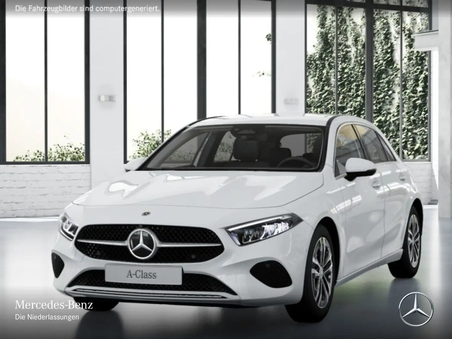 Mercedes-Benz A 200 PROGRESSIVE+360°+LED+TOTW+KEYLESS+7G Weiß - 2