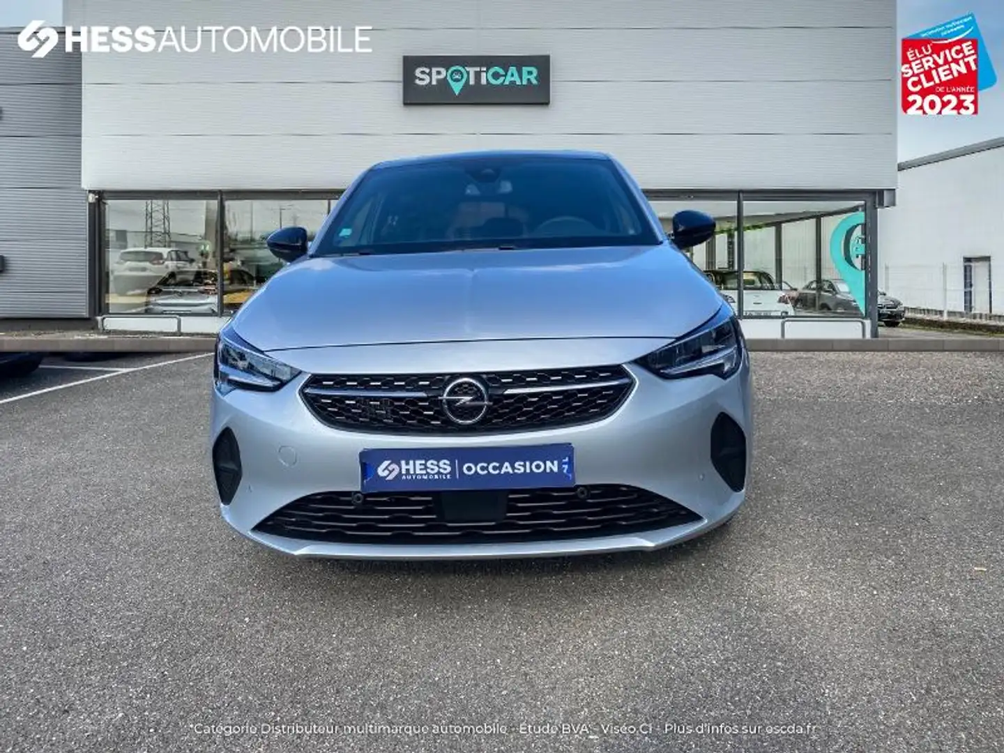 Opel Corsa 1.2 Turbo 100ch Elegance Business BVA Gris - 2