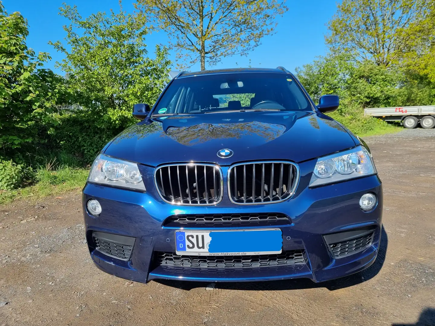 BMW X3 X3 xDrive20i mit neuem Austauschmotor Синій - 2