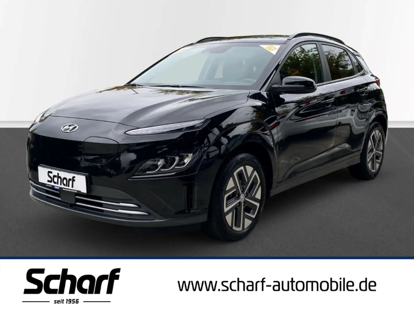 Hyundai KONA Elektro 39 kWh Trend Navi AC/A ACC Rü.CAM PDC SHZ Schwarz - 1