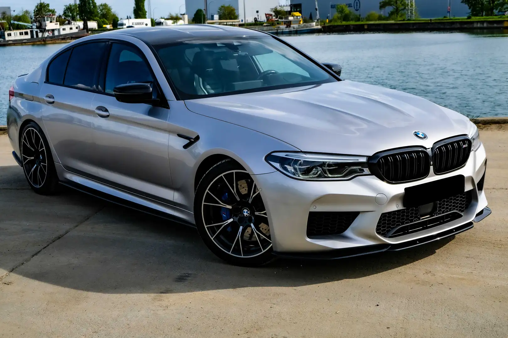 BMW M5 Competition 4.4 V8 625pk B&W ACC Massage Historiek Argent - 1