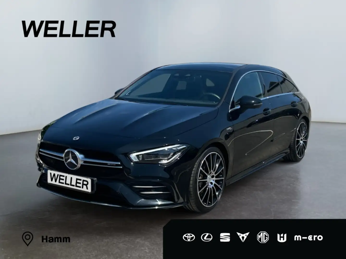 Mercedes-Benz CLA 35 AMG 4M *AHK*Pano*Burmester* Noir - 1