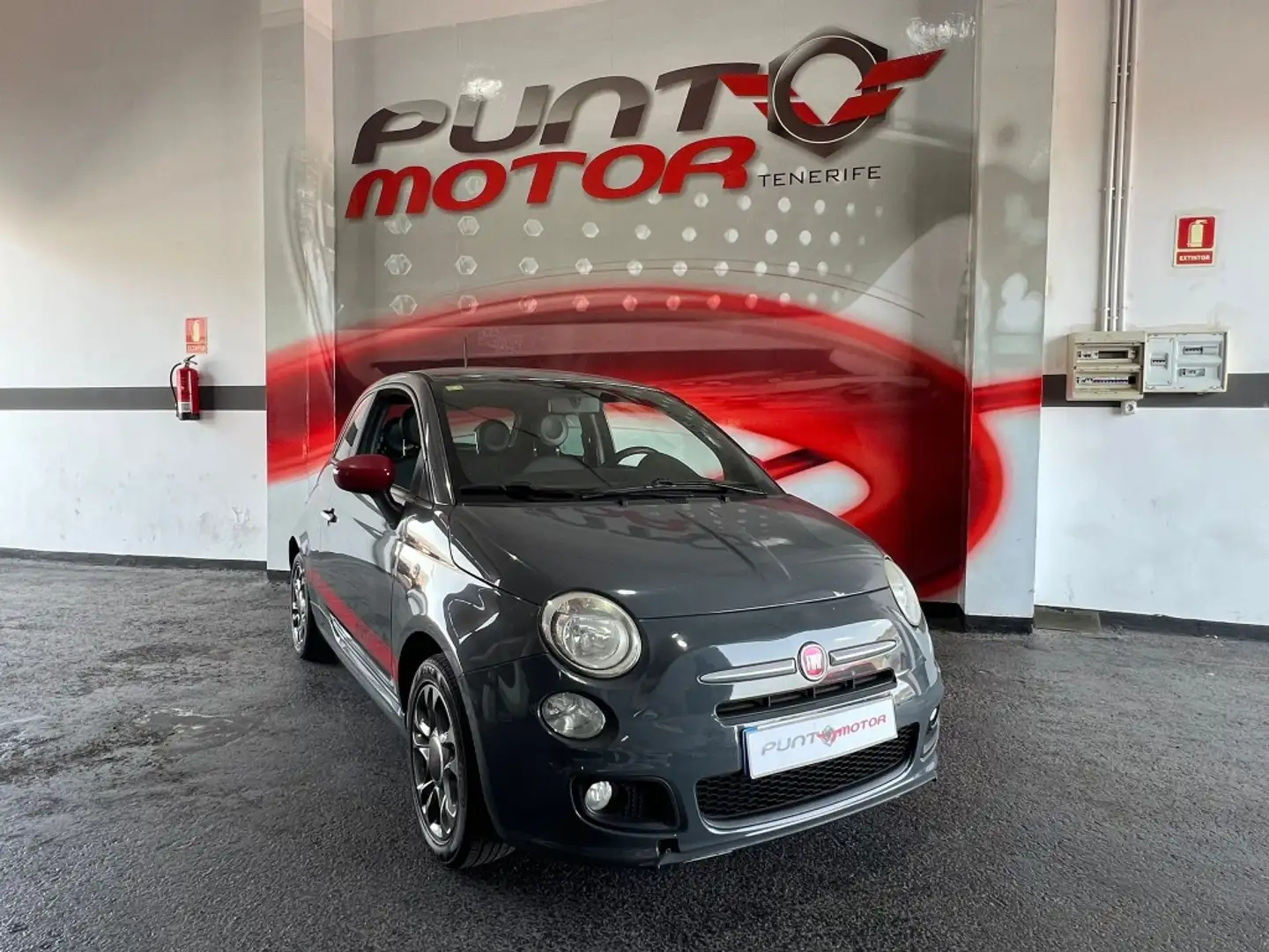 Fiat 500 1.2 Pop Gris - 1