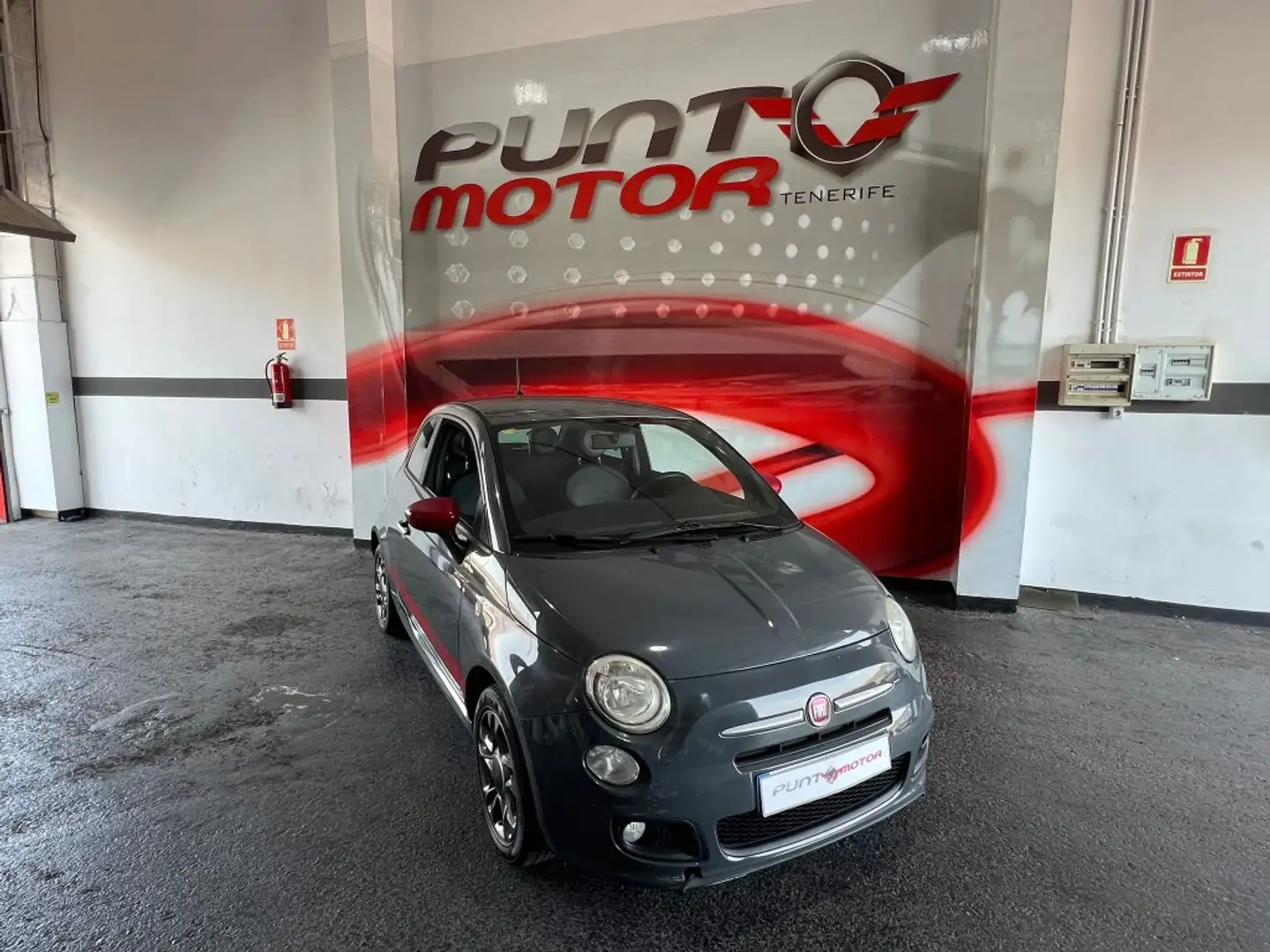 Fiat 500 1.2 Pop Gris - 2