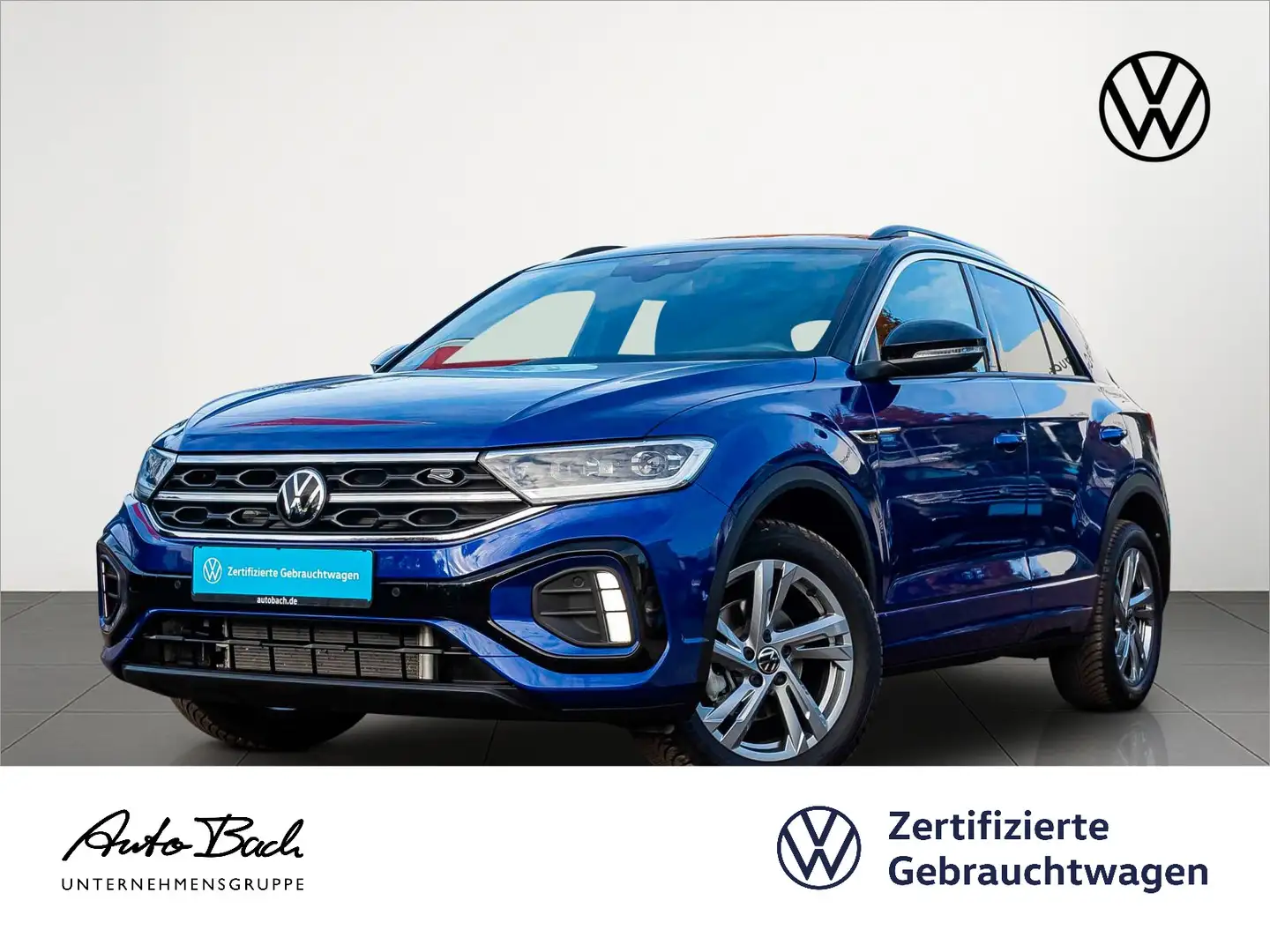 Volkswagen T-Roc 1.5 TSI R-Line DSG Navi LED Digital Cockpi Blau - 1