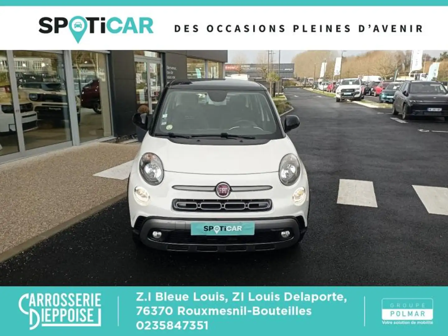 Fiat 500L 1.6 Multijet 16v 120ch S\u0026S Lounge Blanc - 2
