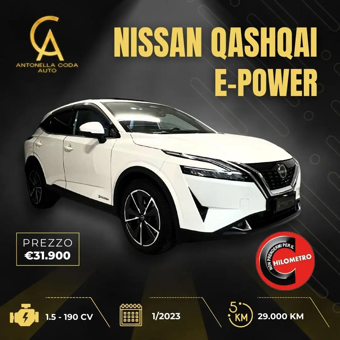Nissan Qashqai 1.5 e-power Tekna+ 2wd Blanco - 1