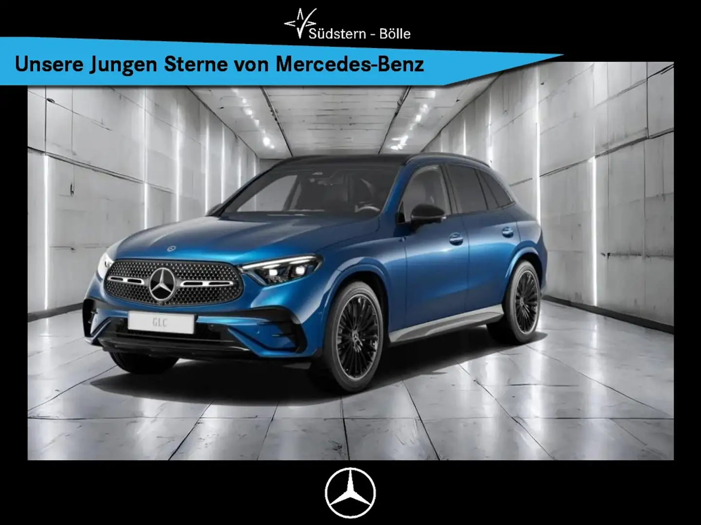 Mercedes-Benz GLC 300 4M AMG-PREM.+AHK+PANO+BURM.+DIG.L.+TOTW. Bleu - 1
